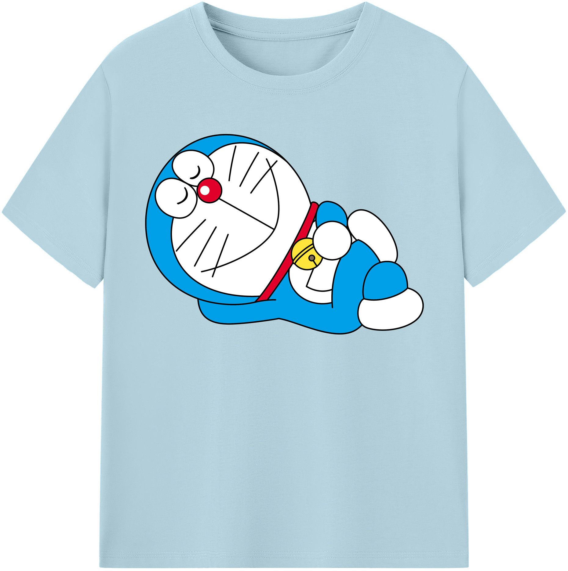（画像用） ドラえもん Doraemon 綿100％半袖Tシャツ（フロントプリント）